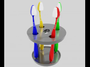 Portaspazzolino Modello 3D