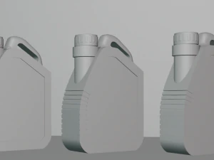 Engine Oil Canister 3D Model