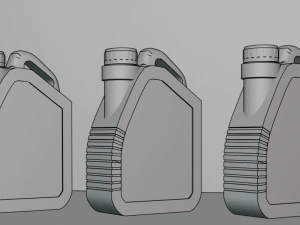 Engine Oil Canister 3D Model