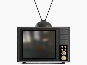 Televisione classica Modello 3D