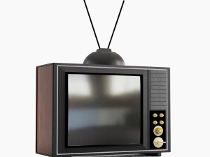 Televisione classica Modello 3D