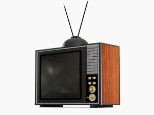 Televisione classica Modello 3D