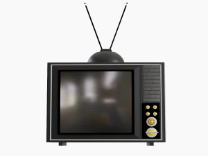 Televisione classica Modello 3D