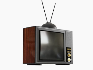 Televisione classica Modello 3D