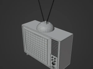 Televisione classica Modello 3D
