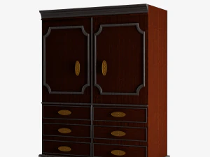 Antique Wardrobe 3D Model