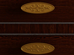 Antique Wardrobe 3D Model