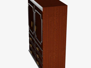 Antique Wardrobe 3D Model