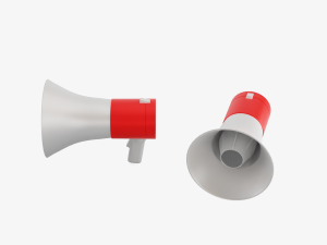 Megaphone Modelo 3D