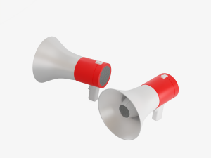 Megaphone Modelo 3D