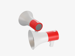 Megaphone Modelo 3D