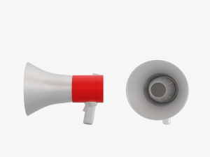 Megaphone Modelo 3D