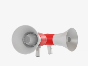 Megaphone Modelo 3D