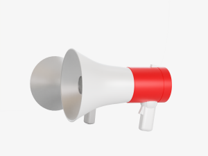 Megaphone Modelo 3D