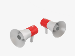 Megaphone Modelo 3D