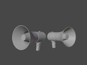 Megaphone Modelo 3D
