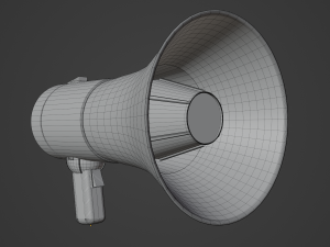 Megaphone Modelo 3D
