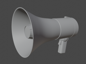 Megaphone Modelo 3D