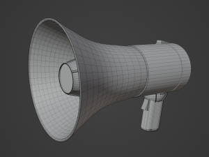 Megaphone Modelo 3D