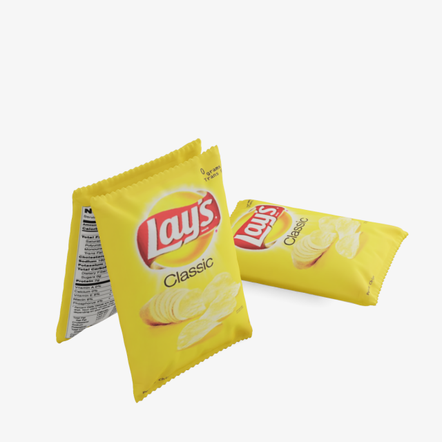 Food Packaging Model 3D .c4d .max .obj .3ds .fbx .stl .blend 