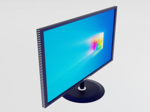 LED Monitor Moonx 3D Model