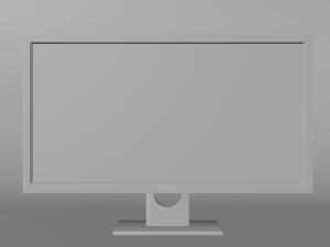 LED Monitor DELL 3D Model