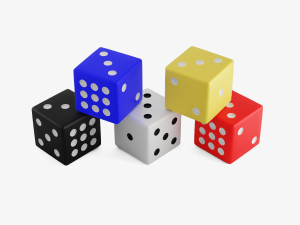 Dice Cubes Modèle 3D