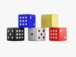 Dice Cubes 3D-Modell