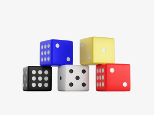 Dice Cubes 3D-Modell