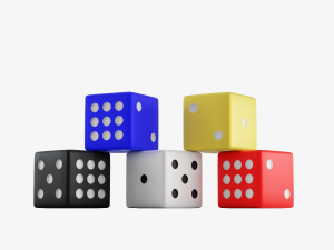 Dice Cubes 3D-Modell