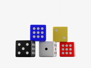 Dice Cubes 3D-Modell