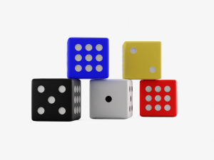 Dice Cubes 3D-Modell