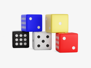 Dice Cubes 3D-Modell