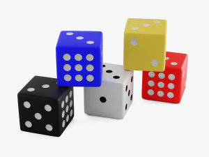 Dice Cubes 3D-Modell