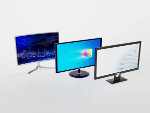 3 разных светодиодных монитора 3D Модель