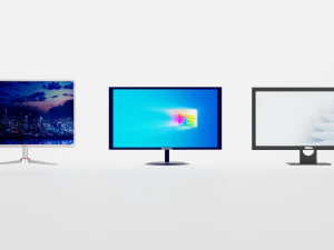 3 Differnt LED Monitors 3D Model