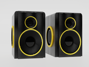 Computer Bass Speakers 3D मॉडल