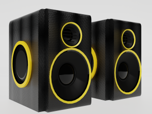 Computer Bass Speakers 3D मॉडल