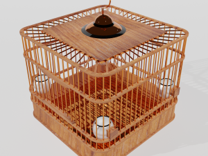 Chinese Birdcage Modèle 3D