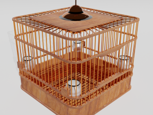 Chinese Birdcage Modèle 3D