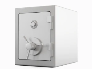 Stahltresor 3D Modell