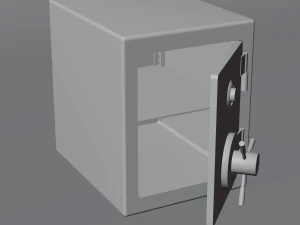 Stahltresor 3D Modell