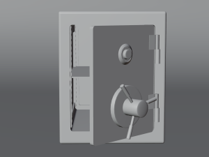 Steel Safe 3D Model