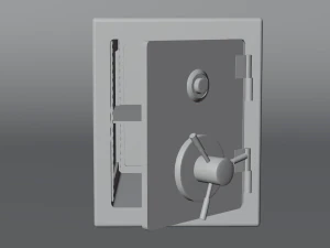 Stahltresor 3D Modell