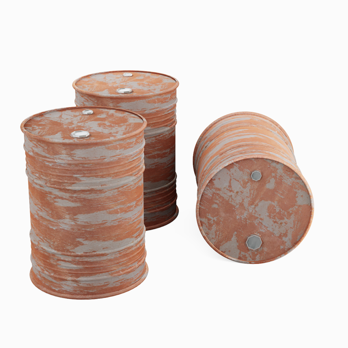 Open 8 oil barrels rust фото 110