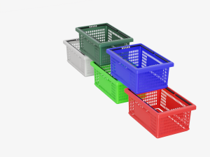 Plastic Basket 3D Model