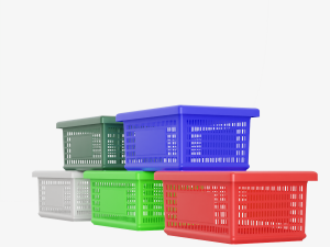 Plastic Basket 3D Model