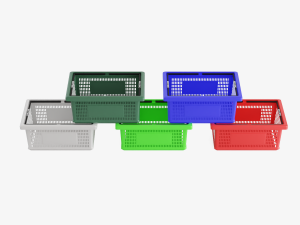Plastic Basket 3D Model
