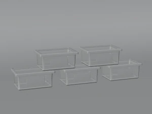 Plastic Basket 3D Model