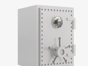 Steel Safe 3D Model